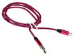 Кабель USB 2.0 Cablexpert CC-mUSB2pe1m, AM/microBM 5P, 1м, нейлоновая оплетка, алюминиевые разъемы, фиолетовый, пакет