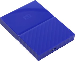 Жесткий диск WD Original USB 3.0 1Tb WDBBEX0010BBL-EEUE My Passport 2.5" синий