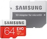 Флеш карта microSDHC 64Gb Samsung EVO PLUS +SD adapter (SAM-MB-MC64DAR)