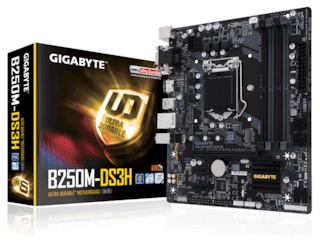 Материнская плата Gigabyte GA-B250M-DS3H Soc-1151 Intel B250 4xDDR4 mATX AC`97 8ch(7.1) GbLAN+VGA+DV