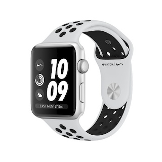 Смарт-Часы Apple Watch Series 3 Nike+ MQKX2 38mm Silver Aluminum Case with Pure Platinum/Black Nike Sport Band