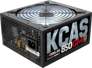 Блок питания Aerocool ATX 850W KCAS-850GM 80+ bronze (24+4+4pin) APFC 120mm fan 7xSATA RTL