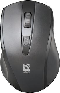 Беспроводная мышь Defender MM-265 Black Wireless USB Optical (52265)