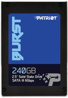 Накопитель SSD SATA 240GB Patriot Burst PBU240GS25SSDR w500 r555