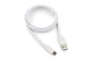 Кабель USB Cablexpert CCP-USB3-AMCM-6-W, USB3.0 AM/USB Type-C, 1.8м, белый, пакет