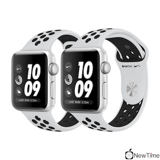Смарт-Часы Apple Watch Series 3 Nike+ MQL32 42mm Silver Aluminum Case with Pure Platinum/Black Nike Sport Band