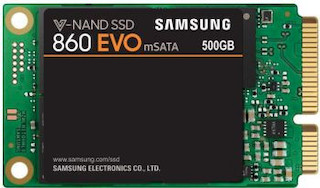 Накопитель SSD mSATA 500Gb Samsung 860 EVO MZ-M6E500BW w520 r550