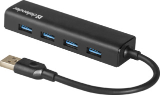 Концентратор DEFENDER USB3 4PORT QUADRO 83204