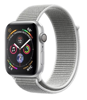 Смарт-Часы Apple Watch Series 4 44mm Silver Aluminum/Seashell Sport Loop MU6C2