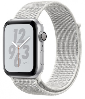 Смарт-Часы Apple Watch Series 4 Nike 40mm Space Silver/ Nike Sport Loop White Aluminum MU7F2