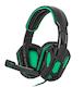 Гарнитура Defender G-275 Warhead Black/Green Gaming (64122)