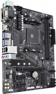 Материнская плата Gigabyte GA-A320M-S2H V2 Soc-AM4 AMD B350 2xDDR4 mATX AC`97 8ch(7.1) GbLAN RAID+VG