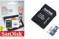 Флеш карта microSDXC 128Gb Class10 Sandisk SDSQUNS-128G-GN6TA +адаптер