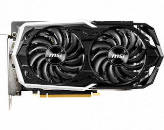 Видеокарта MSI PCI-E GeForce GTX 1660 Ti ARMOR 6G OC nVidia GeForce GTX 1660TI 6144Mb 192bit GDDR6 1536/12000/HDMIx1/DPx3/HDCP Ret