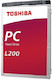 Жесткий диск Toshiba SATA-III 2Tb HDWL120UZSVA L200 (5400rpm) 128Mb 2.5"