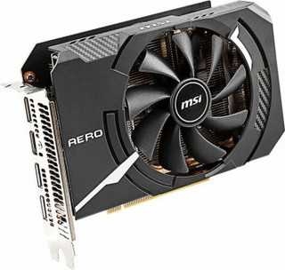 Видеокарта MSI PCI-E RTX 2060 AERO ITX 6G OC nVidia GeForce RTX 2060 6144Mb 192bit GDDR6 1710/14000/HDMIx1/DPx3/HDCP Ret