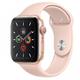 Смарт-Часы Apple Watch Series 5 44mm Gold Aluminum Case with Pink Sand Sport Band (MWVE2)