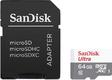 Флеш карта microSDXC 64Gb Class10 Sandisk SDSQUNS-064G-GN6TA + SD adapter