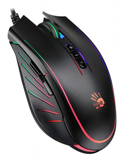 Мышь A4 Bloody Q81 Curve черный оптическая (3200dpi) USB (7but)