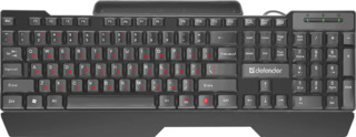 Клавиатура Defender Search HB-790 черный USB