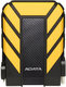 Жесткий диск A-Data USB 3.0 1Tb AHD710P-1TU31-CYL HD710Pro DashDrive Durable 2.5" черный/желтый
