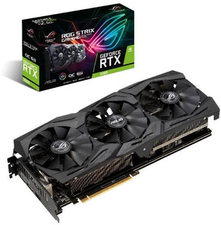 Видеокарта Asus PCI-E ROG-STRIX-RTX2060-O6G-GAMING nVidia GeForce RTX 2060 6144Mb 192bit GDDR6 1365/14000/HDMIx2/DPx2/HDCP Ret