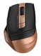 Беспроводная мышь A4 Fstyler FG35 золотистый/черный оптическая (2000dpi) беспроводная USB (6but)
