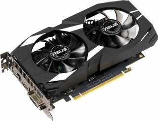 Видеокарта Asus PCI-E DUAL-GTX1650-4G nVidia GeForce GTX 1650 4096Mb 128bit GDDR5 1485/8002 DVIx1/HDMIx1/DPx1/HDCP Ret