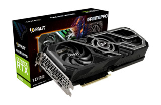 Видеокарта Palit PCI-E 4.0 PA-RTX3080 GAMINGPRO 10G NV RTX3080 10240Mb 320 GDDR6X 1440/19000/HDMIx1/