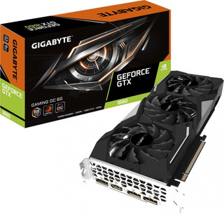 Видеокарта Gigabyte PCI-E GV-N1660GAMING OC-6GD NVIDIA GeForce GTX 1660 6144Mb 192 GDDR5 1785/8002/HDMIx1/DPx3/HDCP Ret