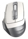 Беспроводная мышь A4 Fstyler FG35 серебристый/белый оптическая (2000dpi) беспроводная USB (6but)