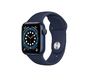 Смарт-Часы Apple Watch Series 6 40mm Blue Aluminum Case with Deep Navy Sport Band (MG143)