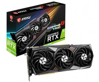 Видеокарта MSI PCI-E 4.0 RTX 3090 GAMING X TRIO 24G NV RTX3090 24576Mb 384 GDDR6X 1815/19500/HDMIx1