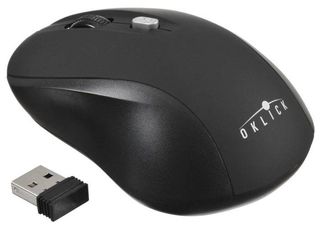 Беспроводная мышь Oklick 415MW черный оптическая (1600dpi) беспроводная USB (3but)
