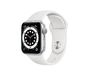 Смарт-Часы Apple Watch Series 6 40mm Silver Aluminum Case with White Sport Band (MG283)