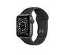 Смарт-Часы Apple Watch Series 6 44mm Space Gray Aluminum Case with Black Sport Band (M00H3)