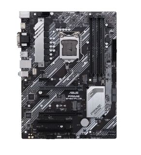 Материнская плата Asus PRIME B460-PLUS Soc-1200 Intel B460 4xDDR4 ATX AC`97 8ch(7.1) GbLAN RAID+VGA+DVI+HDMI