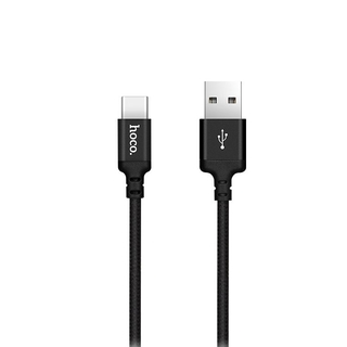 Кабель USB 2.0 hoco X14, 1м, AM/microBM, черный