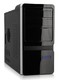Корпус Foxconn TLM-069 black/silver 350W mATX USB audio mic fan AirDuct