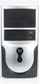 Корпус Foxconn TLM-397 black/silver 350W mATX USB audio mic fan AirDuct