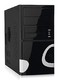 Корпус Foxconn TLM-720 black/silver 350W mATX USB Audio Mic Fan AirDuct