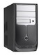 Корпус LinkWorld 437-04 black/silver C2228 w/o PSU mATX USB Audio AirDuct