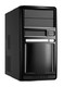 Корпус LinkWorld 437-06 black/silver C2228 w/o PSU mATX USB Audio AirDuctPiano Gloss