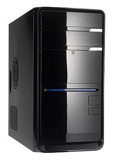 Корпус LinkWorld 727-10 black C2121 w/o PSU mATX USB Audio AirDuct