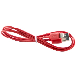 Кабель Red Line Lightning 1m Red