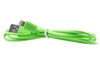 Кабель Red Line Lightning 1m Green