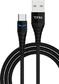 Кабель TFN Type-C, FORZA 1m  black (TFN-CFZUSBCUSB1MBK)