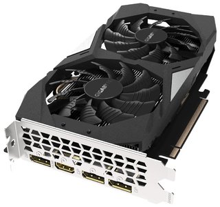 Видеокарта Gigabyte PCI-E GV-N1660OC-6GD NV GTX1660 6144Mb 192b GDDR5 1785/8002/HDMIx1/DPx3/HDCP Ret