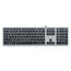 Клавиатура Gembird KB-8420 серый USB Multimedia, бесшумная, 1.5м