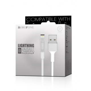 Кабель Borofone BX1 Lightning 1m